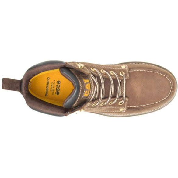 CAT Men's Calibrate Waterproof Steel Toe Work Boot -Khaki- P91420 - Overlook Boots