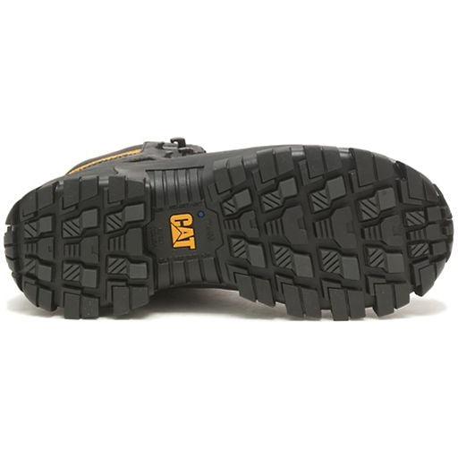 CAT Men's Invader Composite Toe Waterproof Hiker Work Boot -Black- P91542 - Overlook Boots