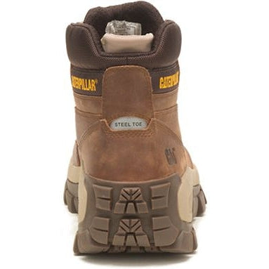 CAT Men's Invader Hi Steel Toe Slip Resistant Work Boot -Mushroom- P91596 - Overlook Boots