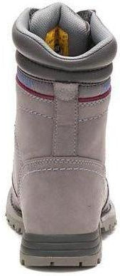 CAT Women's Echo Waterproof Steel Toe Work Boot - Grey - P90565  - Overlook Boots