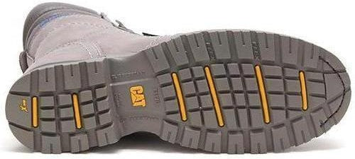 CAT Women's Echo Waterproof Steel Toe Work Boot - Grey - P90565 - Overlook Boots