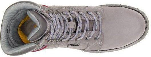 CAT Women's Echo Waterproof Steel Toe Work Boot - Grey - P90565  - Overlook Boots