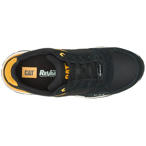 CAT Women's Venward Composite Toe Slip Resistant Work Shoe -Black/Cat Yellow- P91605 - Overlook Boots