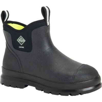 Muck Men's Chore Classic Chelsea Waterproof Work Boot - Black - CHC-000A 5 / Medium / Black - Overlook Boots