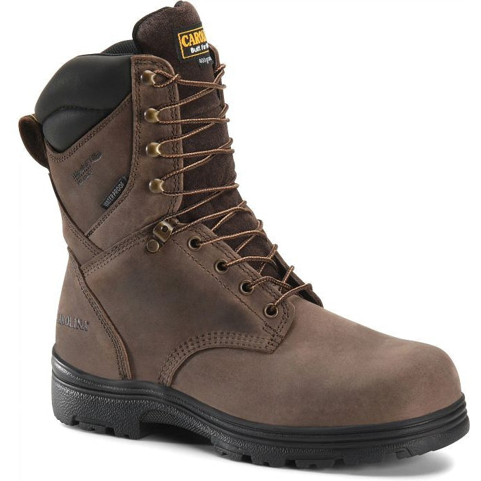 Carolina Men's Surveyor 8" Insulated Waterproof Work Boot -Brown- CA3034 - Overlook Boots