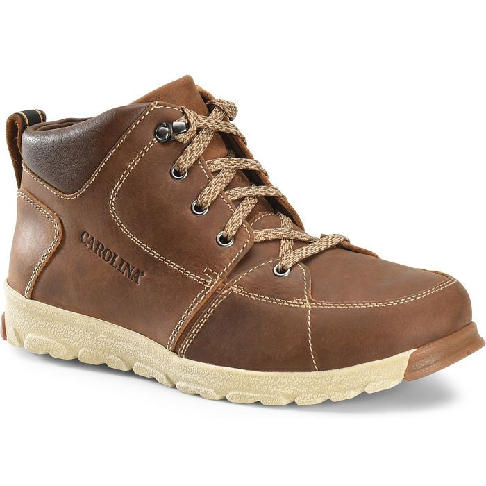 Carolina Men's S-117 Aloy Toe Slip Resistant Hiker Work Boot -Brown- CA5570 - Overlook Boots