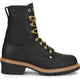 Carolina Men's Elm 8" Steel Toe Unlined Logger Slip Resistant Work Boot -Black- CA1825 7.0 / Medium / Black - Overlook Boots
