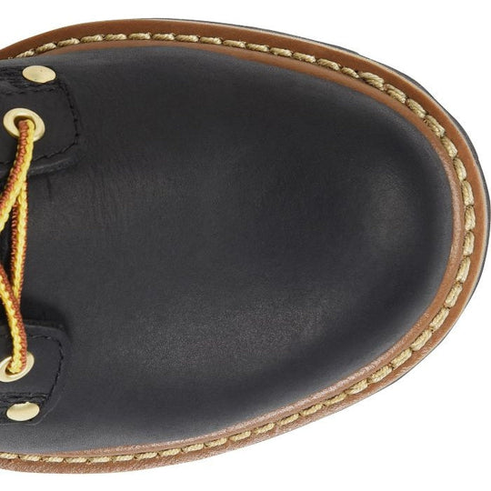 Carolina Men's Elm 8" Steel Toe Unlined Logger Slip Resistant Work Boot -Black- CA1825 - Overlook Boots