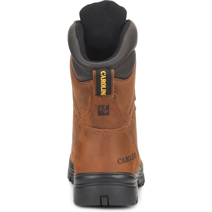 Carolina Men's Surveyor 8" Steel Toe Waterproof Slip Resistant Work Boot -Brown- CA3524 - Overlook Boots