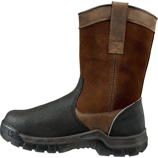 Carhartt Men's Wellington 11" Composite Toe Waterproof Metguard Work Boot - CMF1721 - Overlook Boots