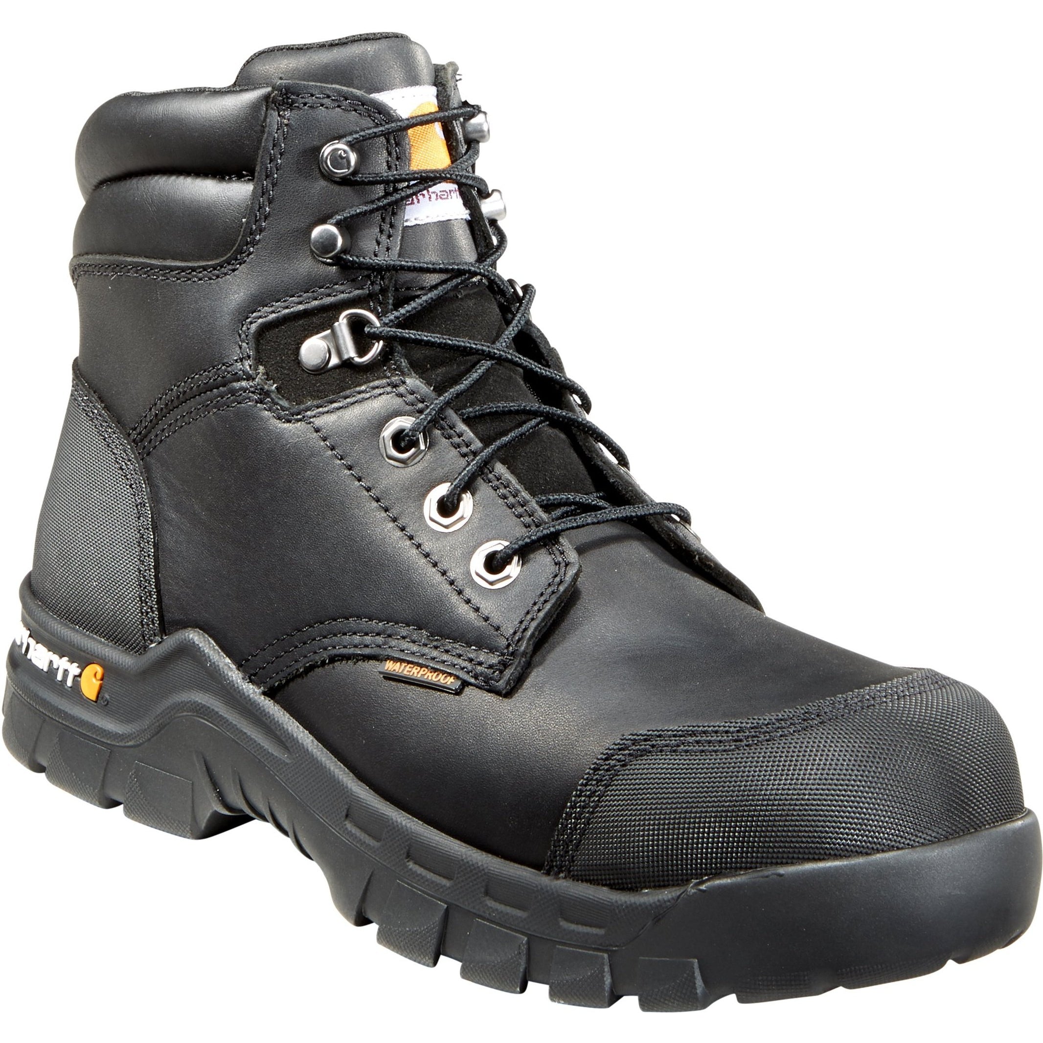 Carhartt Men's Rugged Flex 6" Composite Toe Work Boot - Black - CMF6371 8 / Medium / Black - Overlook Boots
