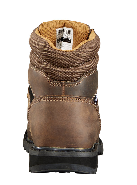 Carhartt Men's 6" Steel Toe Work Boot - Brown - CMW6274 - Overlook Boots