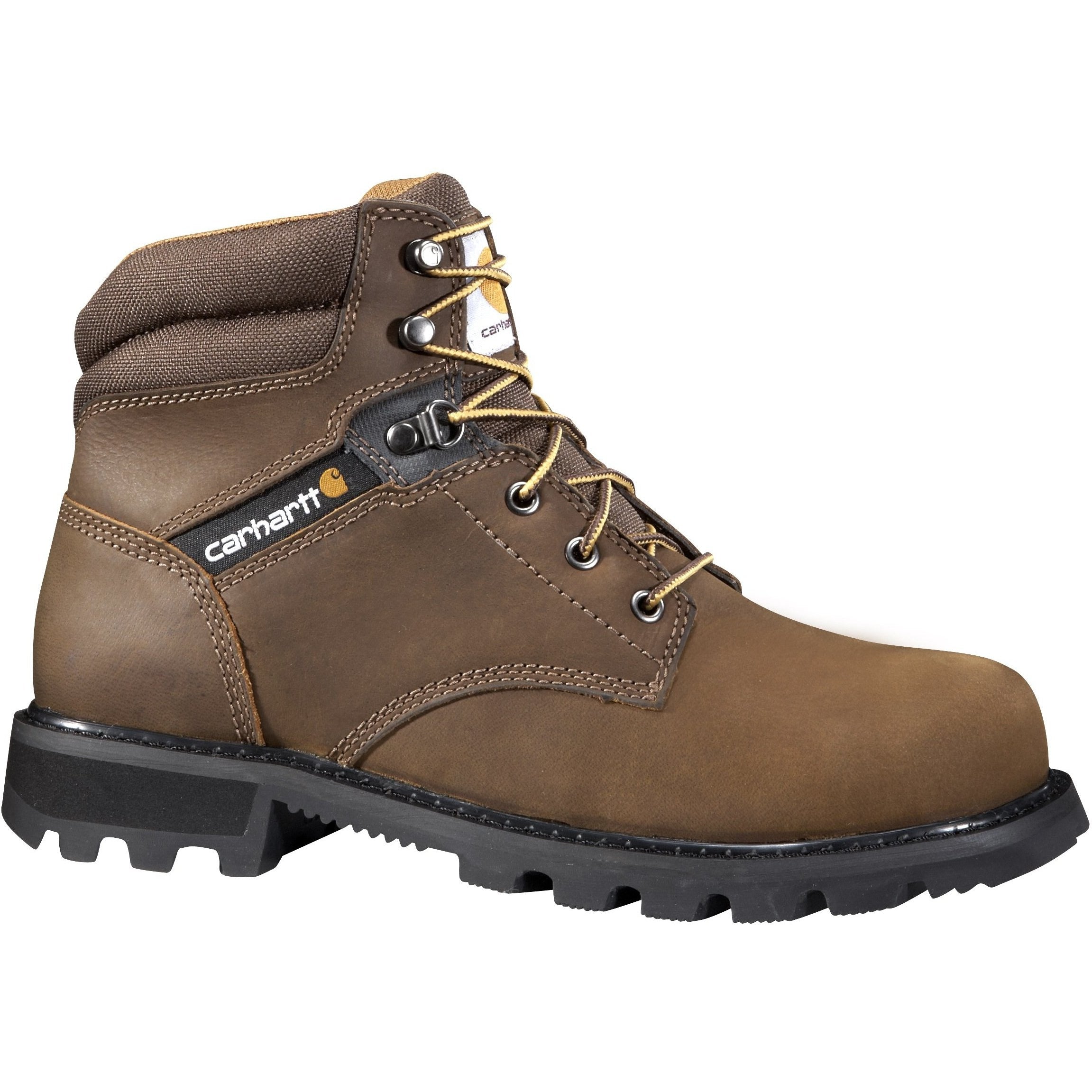 Carhartt Men's 6" Steel Toe Work Boot - Brown - CMW6274 8 / Medium / Brown - Overlook Boots
