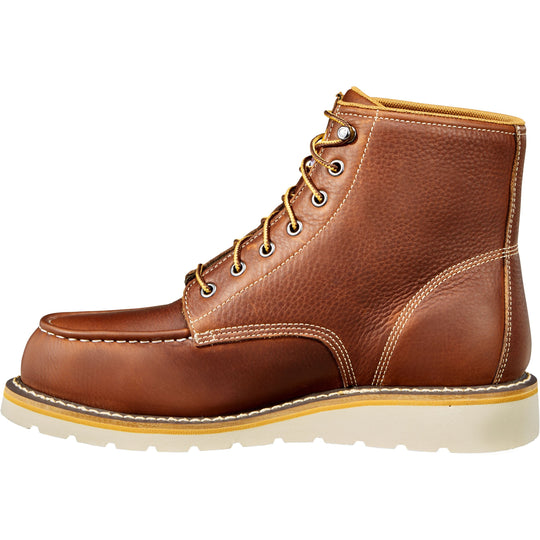 Carhartt Men's 6" Soft Toe Waterproof Wedge Work Boot - Tan - CMW6175 - Overlook Boots