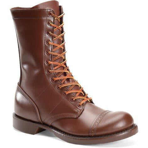 Corcoran Women's Historic 10" Soft Toe USA Made Military Jump Boot- Brown- CV1516 5 / Medium / Brown - Overlook Boots