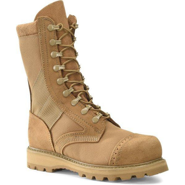 Corcoran Men's Marauder 10" Steel Toe USA Made Military Boot- Coyote- CV27546FR 5 / Medium / Coyote - Overlook Boots