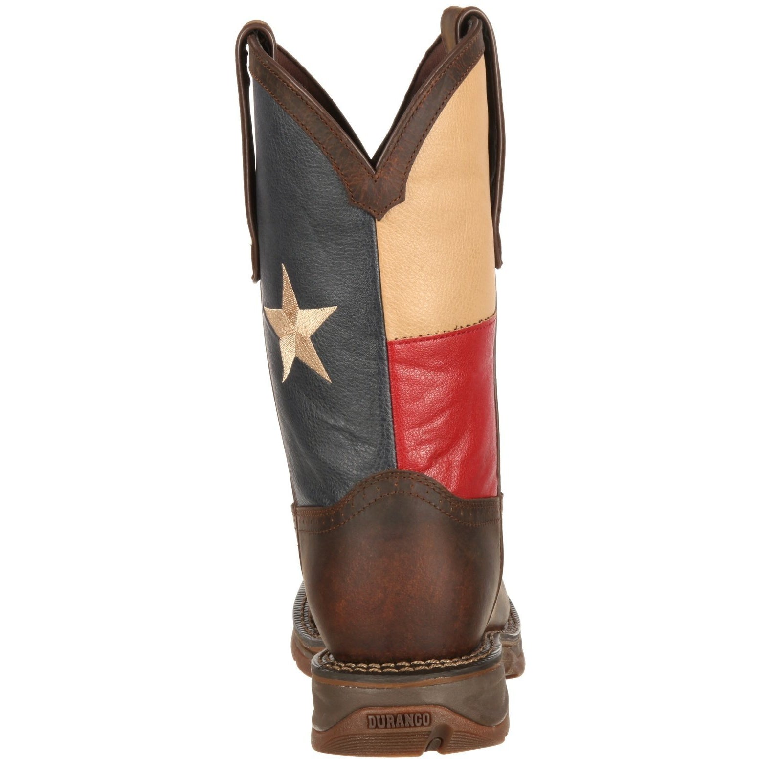 Durango Men's Rebel Steel Toe Western Flag Boot - Brown - DB021 - Overlook Boots