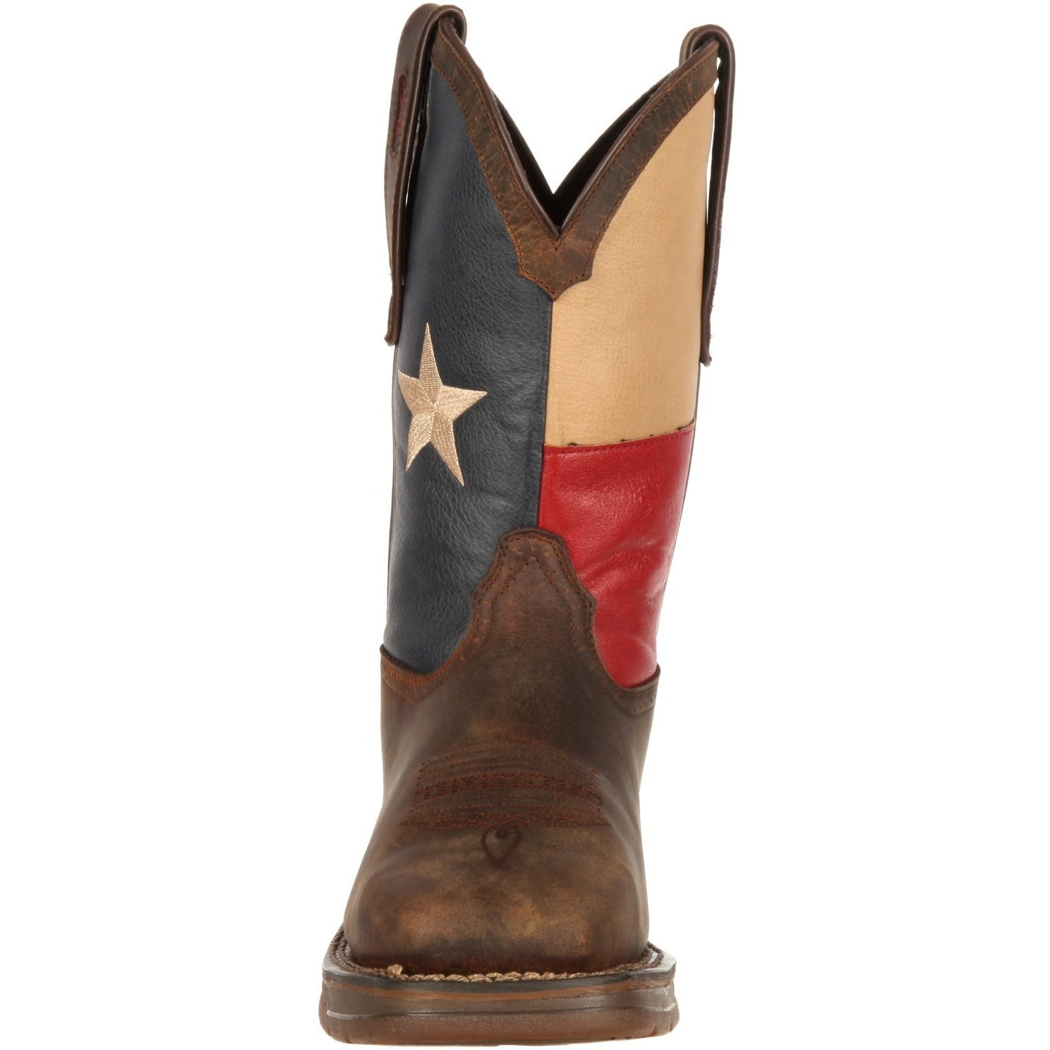 Durango Men's Rebel Steel Toe Western Flag Boot - Brown - DB021  - Overlook Boots