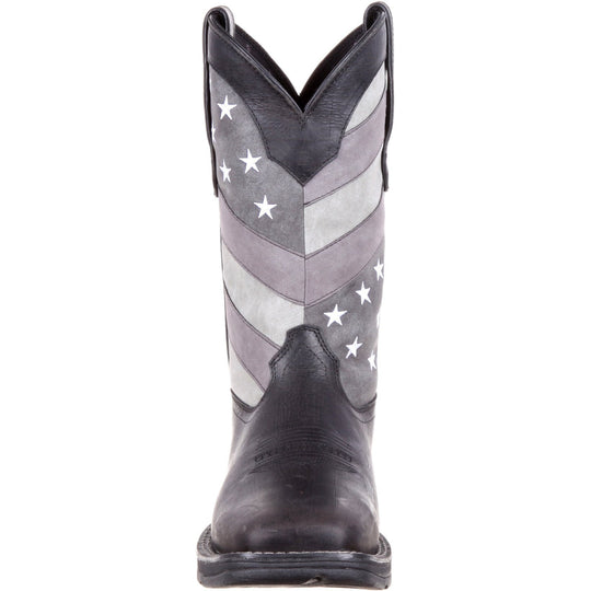 Durango Men's Rebel Faded Flag 12" Square Toe Western Boot - DDB0125 - Overlook Boots