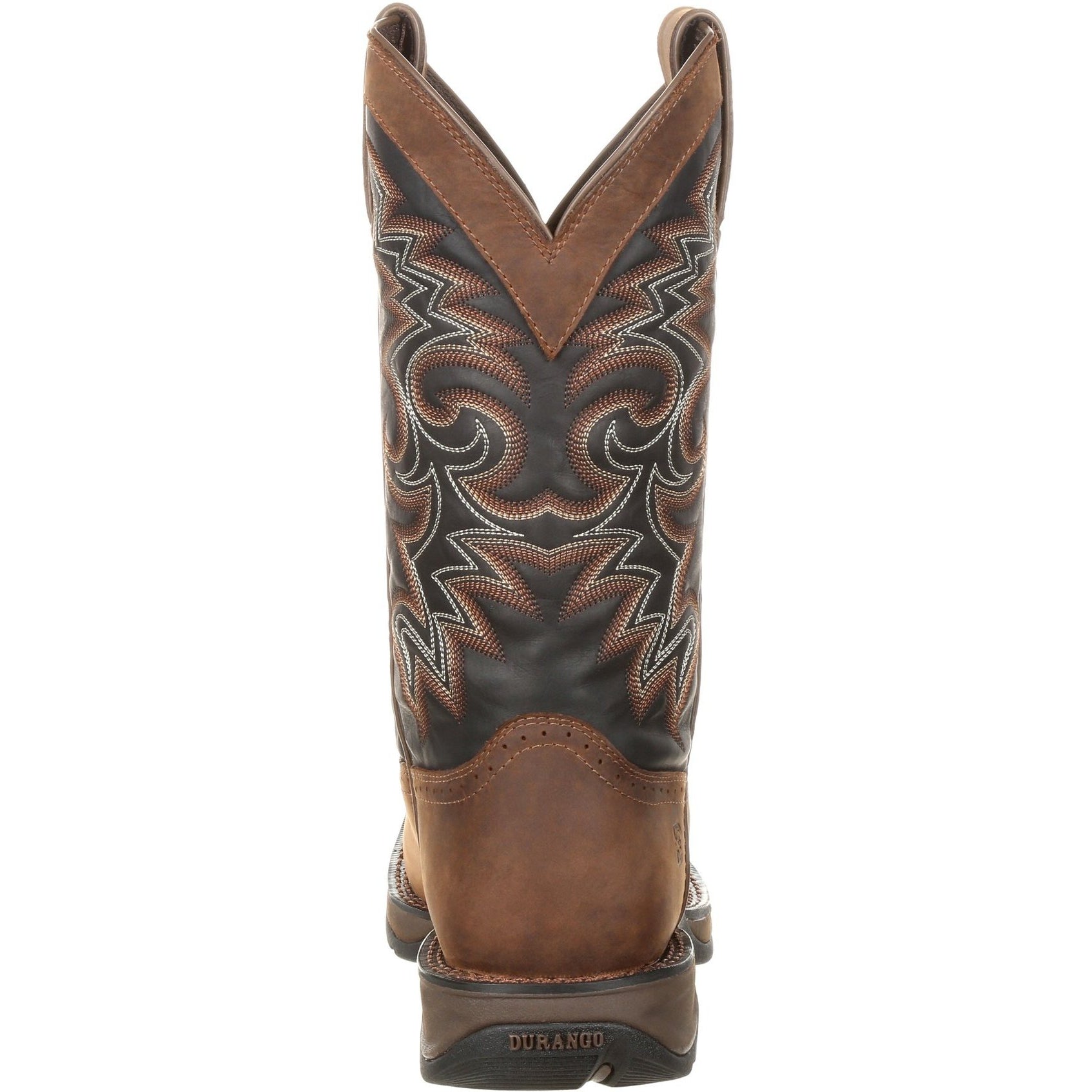 Durango Men's Rebel 12" Square Toe Pull-On Western Boot Chocolate DDB0135 - Overlook Boots