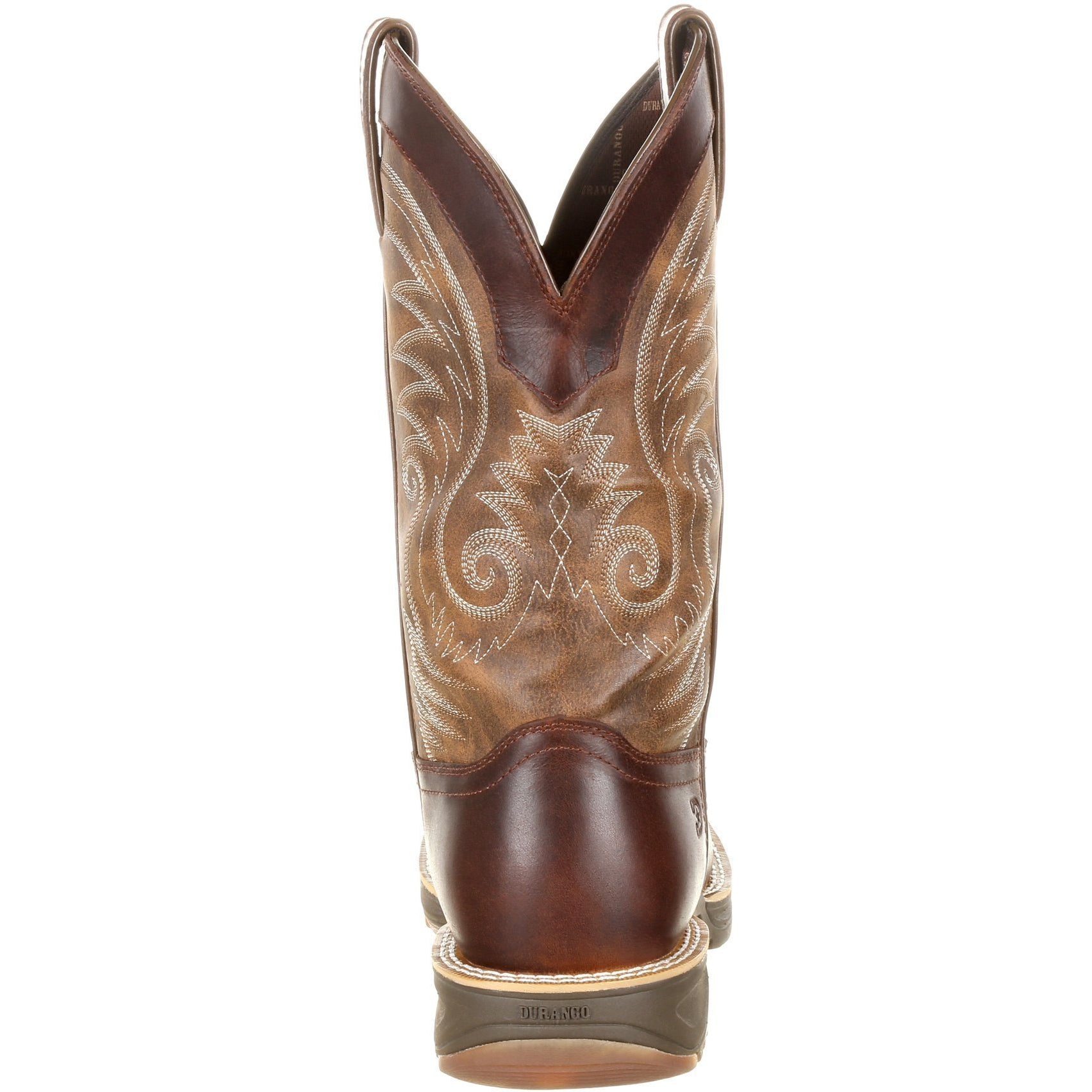 Durango Men's Ultra-Lite 12" Square Toe WP Western Boot- Brown- DDB0137  - Overlook Boots