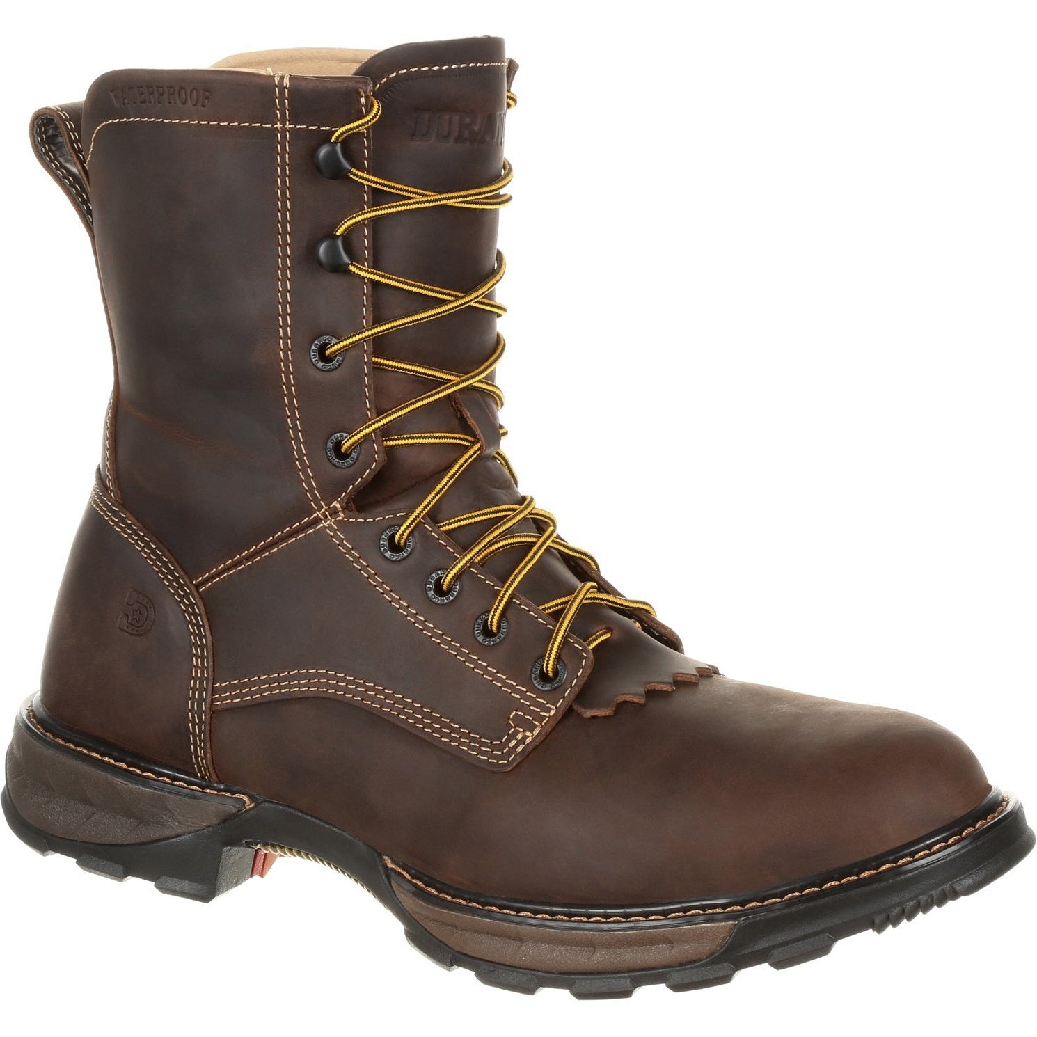 Durango Men's Maverick XP Lacer 8" Steel Toe WP Work Boot - DDB0173 8 / Medium / Brown - Overlook Boots