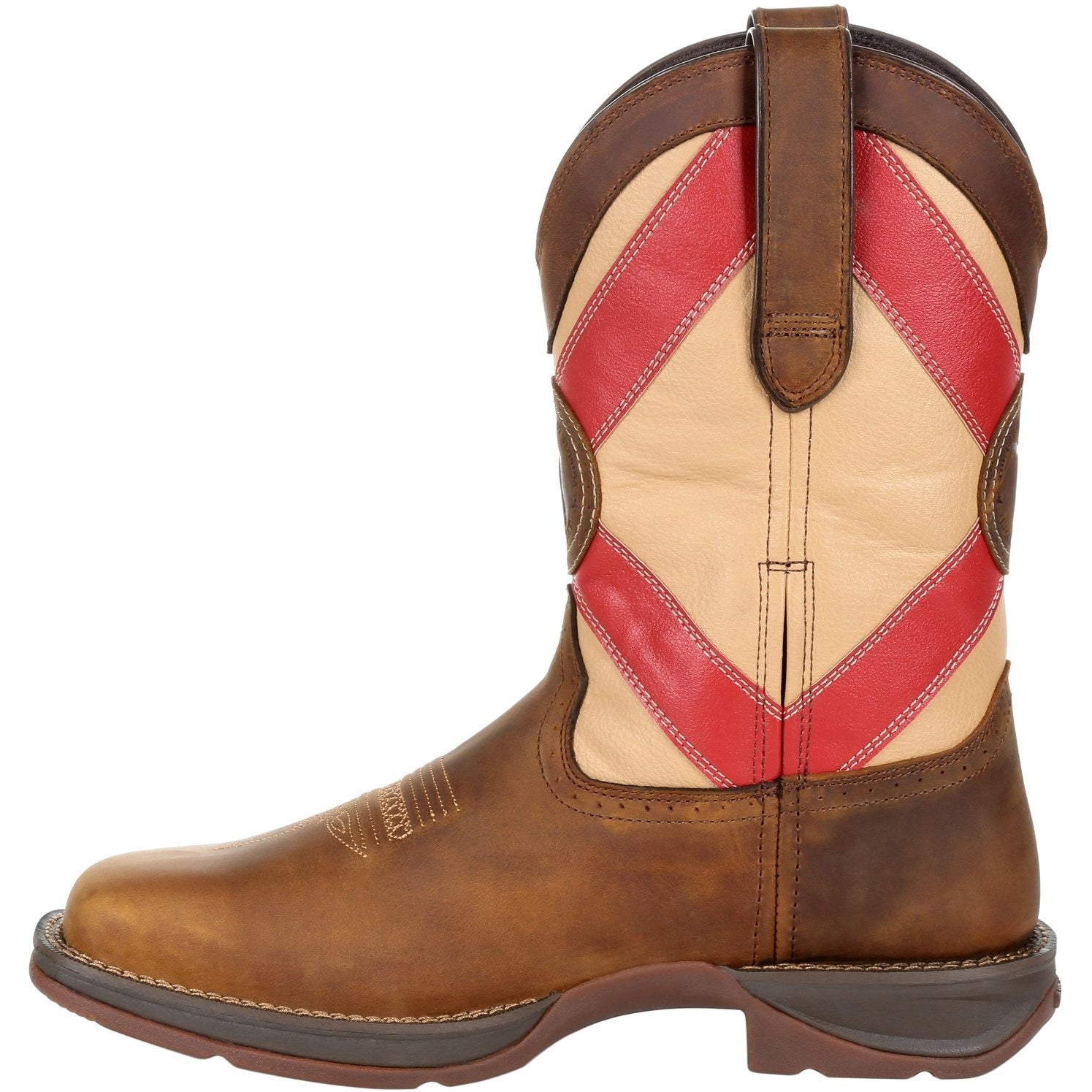 Durango Men's Rebel 11" Square Toe Western Boot - Brown - DDB0233 - Overlook Boots