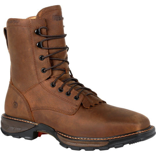 Durango Men's Maverick XP Lacer 8" Steel Toe Waterproof Work Boot - DDB0267 7.0 / Medium / Brown - Overlook Boots