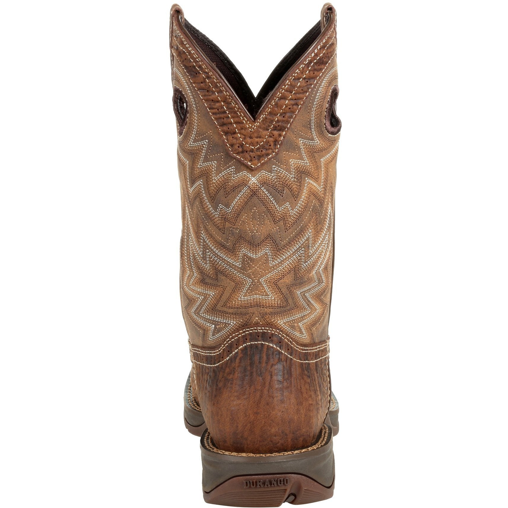 Durango Men's Rebel 11" Square Toe Western Boot- Trail Brown - DDB0271 - Overlook Boots