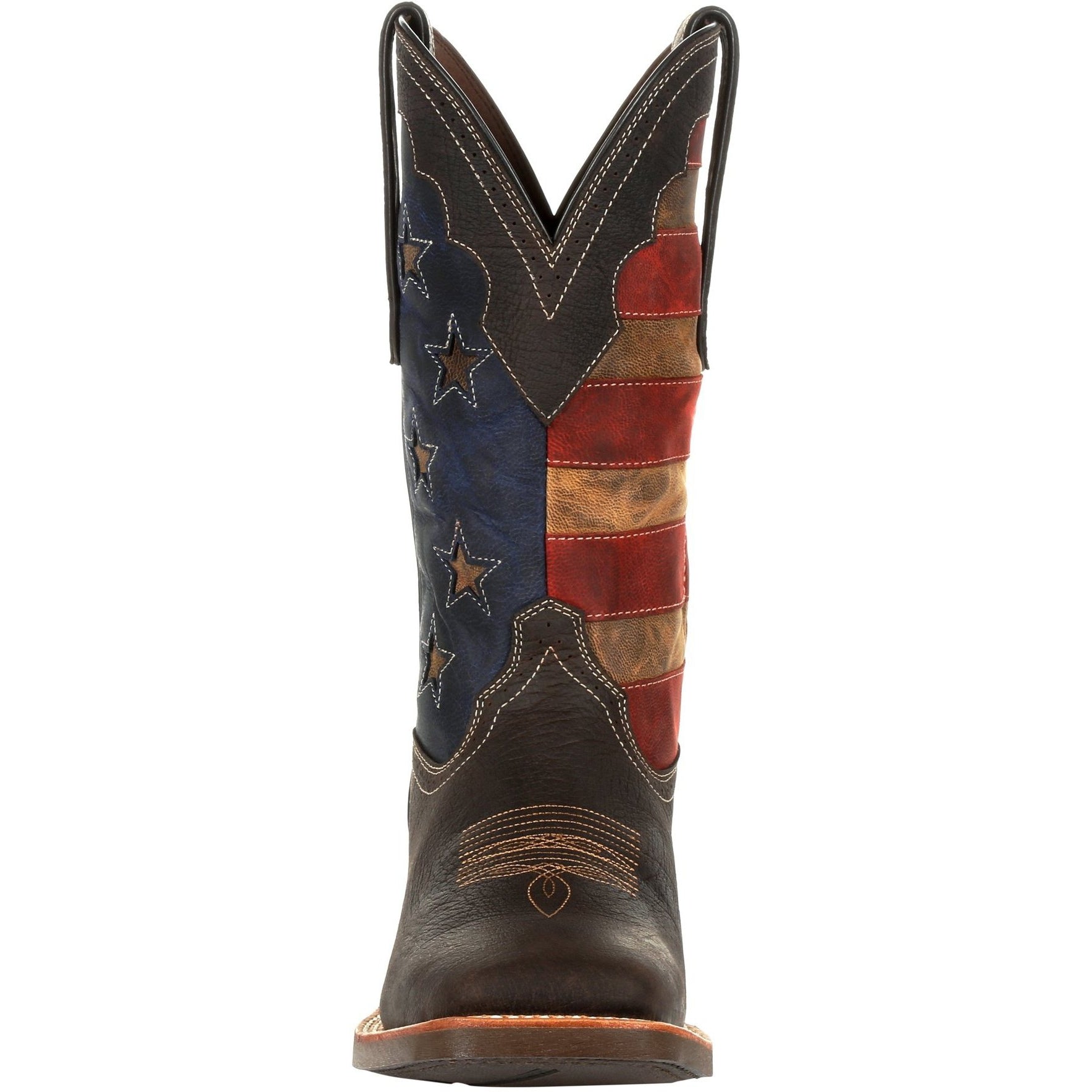 Durango Men's Rebel Pro Vintage Flag 12" Sqr Toe Western Boot - DDB0303  - Overlook Boots