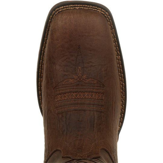 Durango Men's Rebel Distressed Flag Embroidery 12" Square Toe Western Boot -DDB0314 - Overlook Boots
