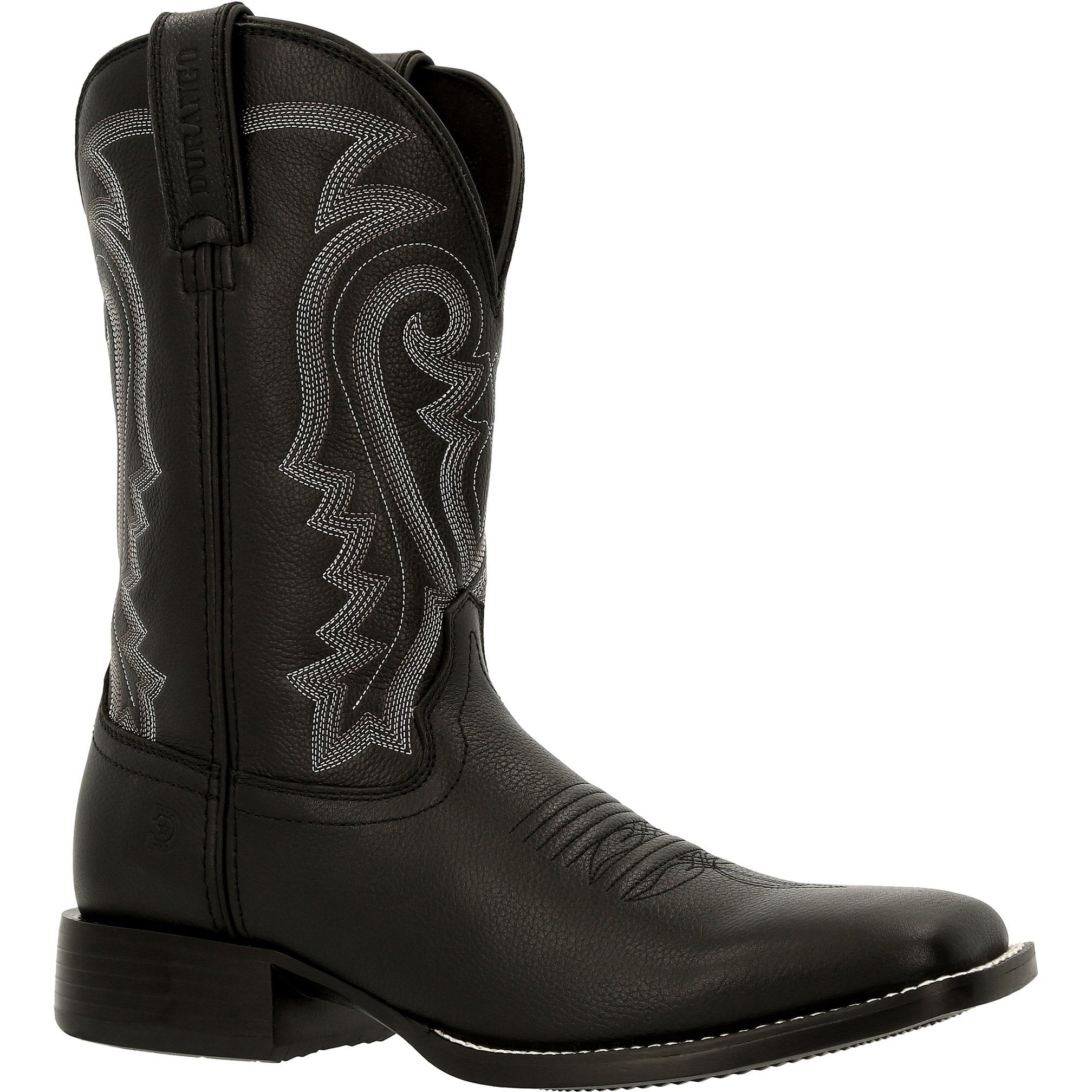 Durango Men's Westward™ 11" Square Toe Pull-On Western Boot - DDB0340 7 / Medium / Black - Overlook Boots