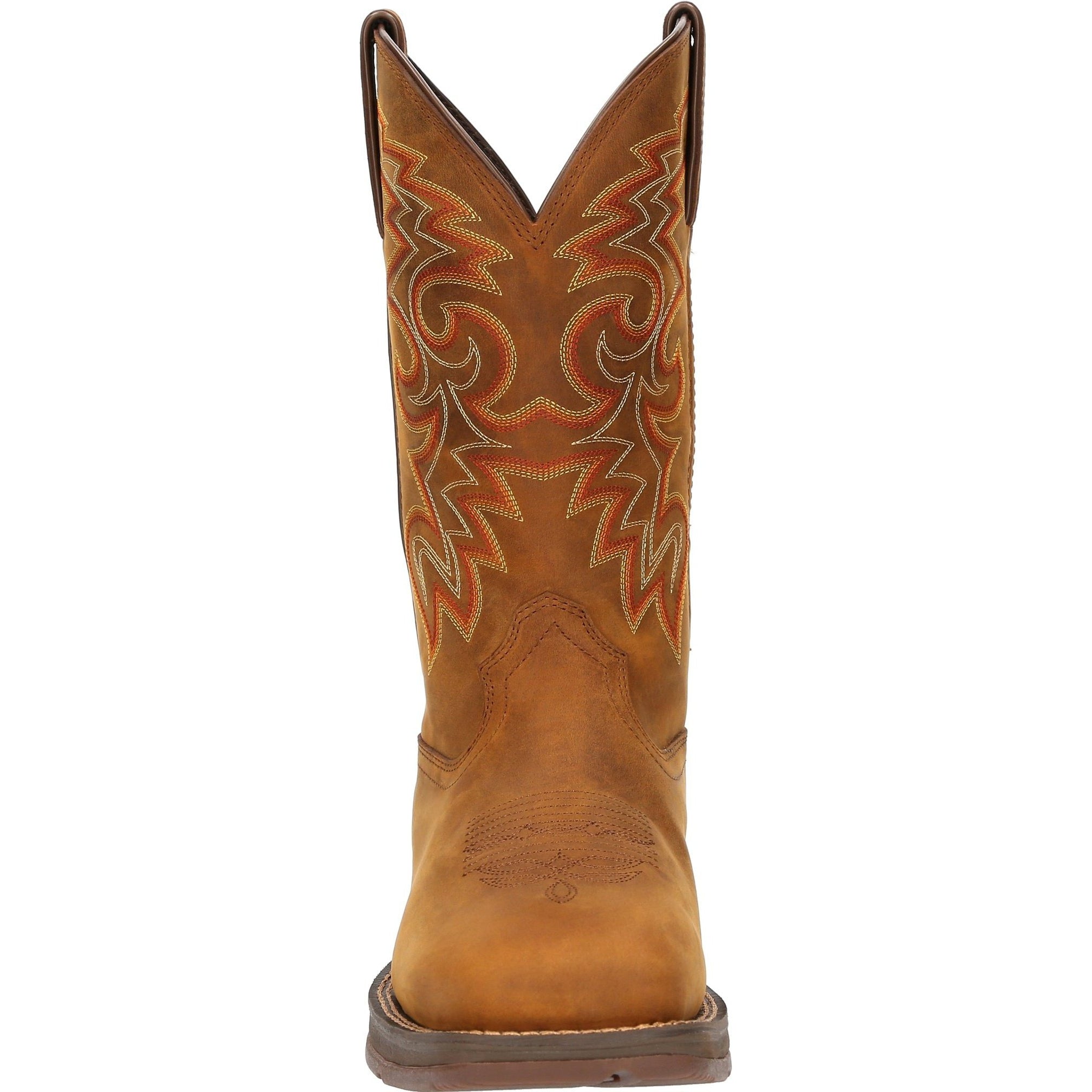 Durango Men's Rebel 12" Square Toe Waterproof Western Boot - Russet - DDB0361 - Overlook Boots