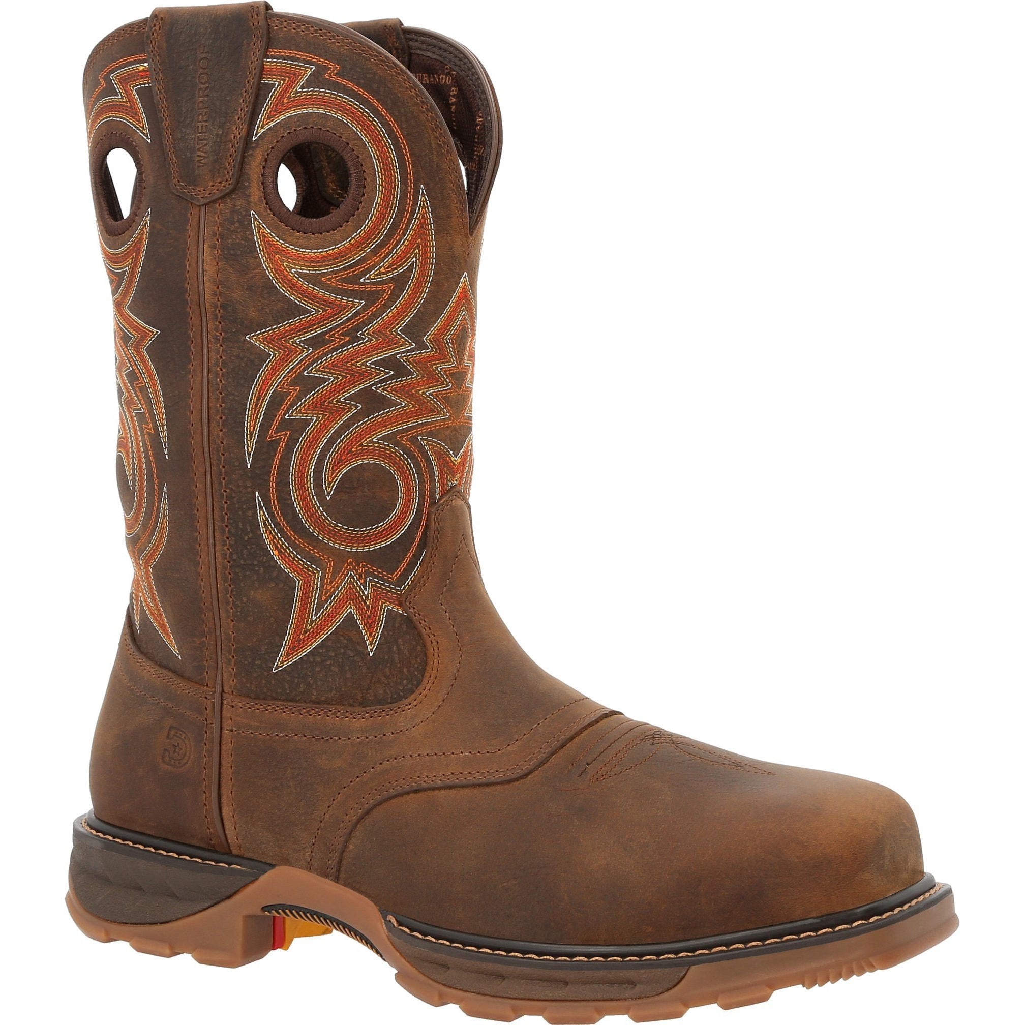 Durango Men's Maverick XP 11" Composite Toe Waterproof Western Work Boot - DDB0365 7 / Medium / Brown - Overlook Boots