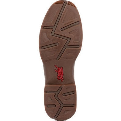 Durango Men's Rebel 12" Round Toe Western Work Boot -Oak Bark- DDB0428 - Overlook Boots