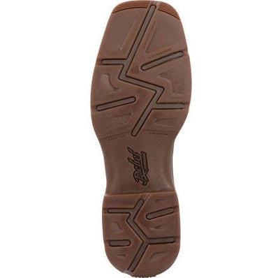 Durango Men's Rebel By Mexico Flag 11" Square Toe Western Boot -Brown- DDB0430 - Overlook Boots