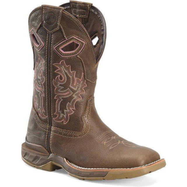 Double H Women's Phantom Rider 10" Composite Toe Western Work Boot - DH5374 6 / Medium / Brown - Overlook Boots