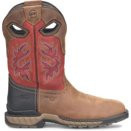 Mens red 2025 boots sale