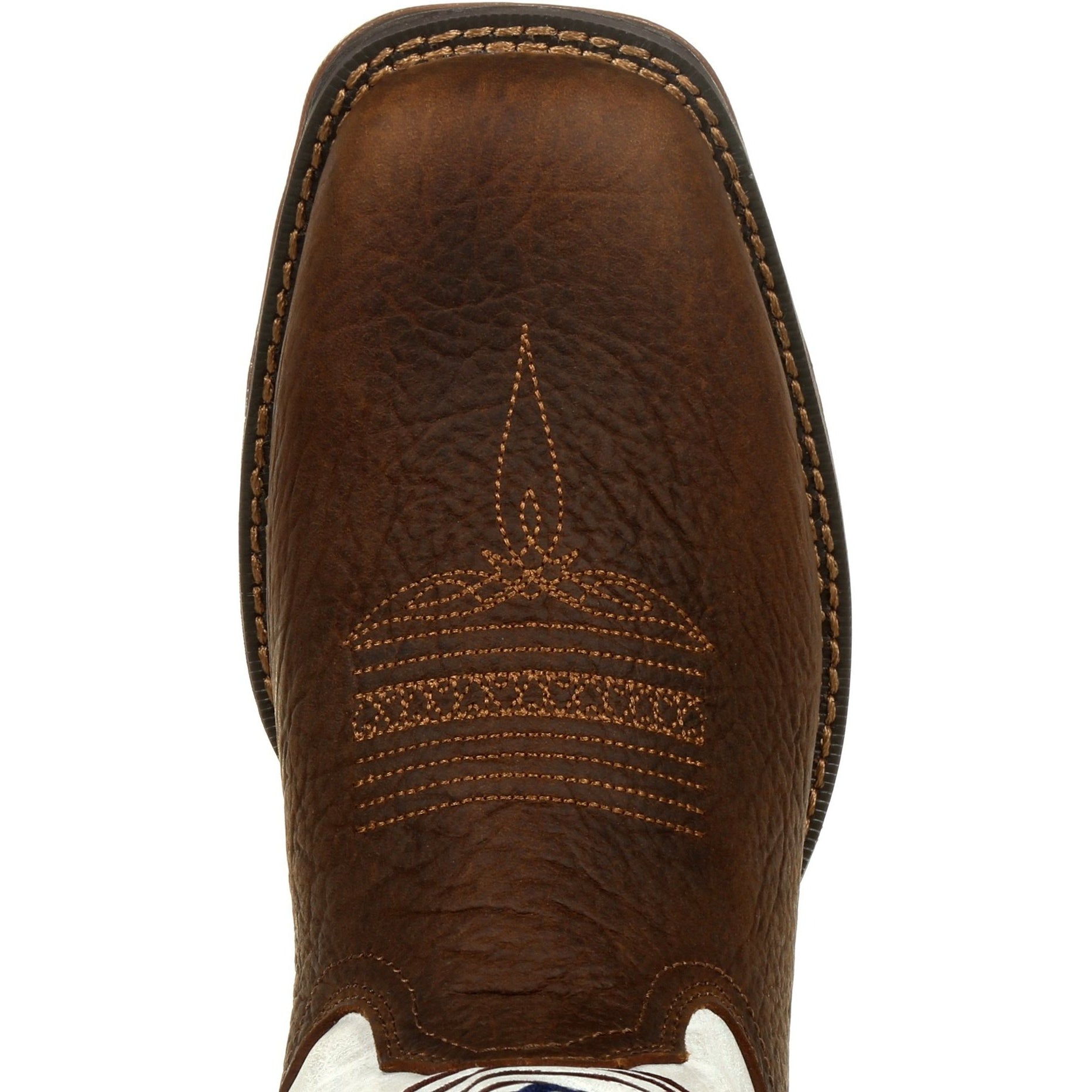 Durango Women's Lady Rebel Distressed Flag 11" Square Toe Western Boot DRD0394 - Overlook Boots