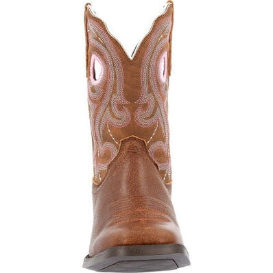 Durango Women's Westward 10" Square Toe Western Work Boot -Brown- DRD0445 - Overlook Boots