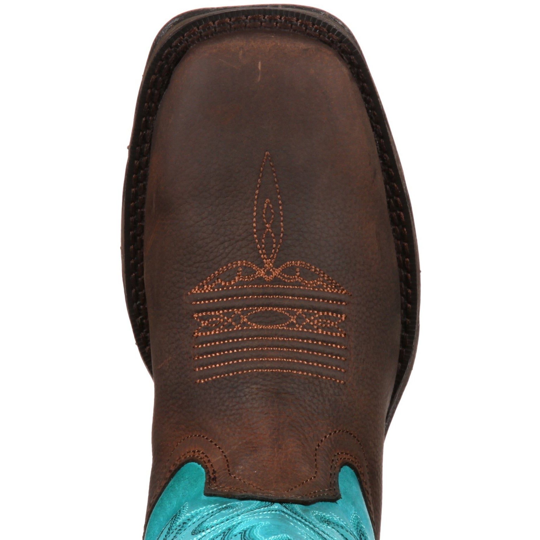 Durango Women's Lady Rebel 10" Steel Toe Western Boot- Brown - DWRD022 - Overlook Boots