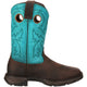 Durango Women's Lady Rebel 10" Steel Toe Western Boot- Brown - DWRD022 - Overlook Boots