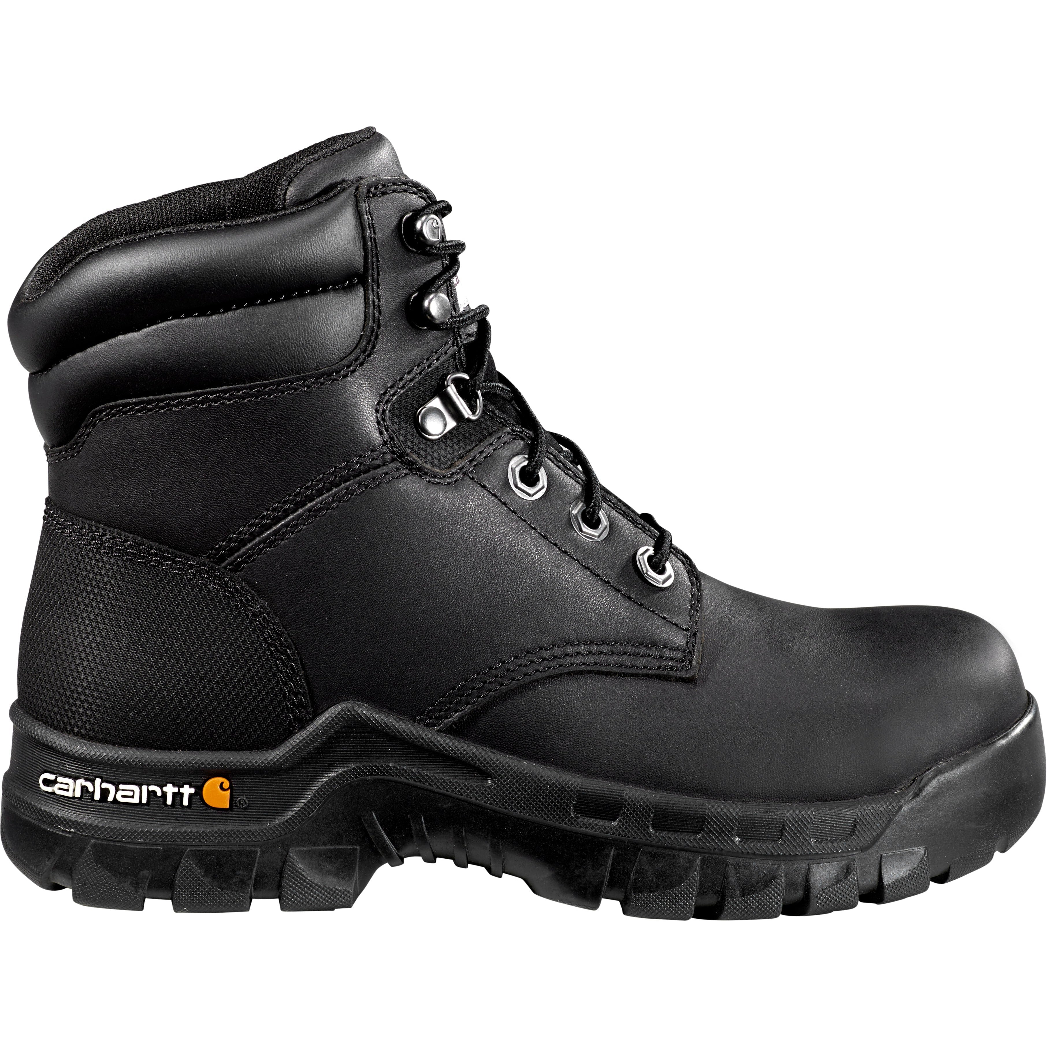 Carhartt Women's 6" Rugged Flex Lace Closure Work Boot -Black- FF5361-W 11 / Medium / Black - Overlook Boots