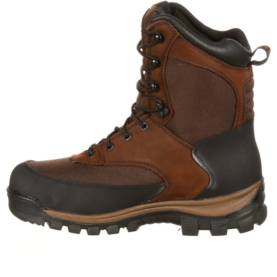 Rocky Men's Core 8" Waterproof 800G Insuldated Pac Outdoor Boot - Brown - FQ0004753 - Overlook Boots