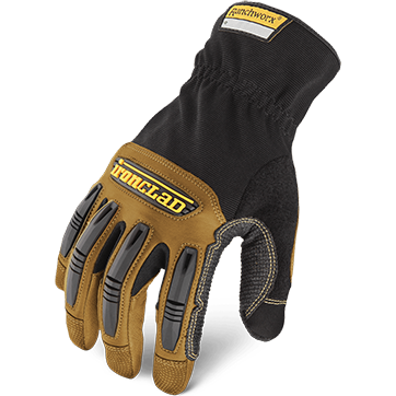 Ironclad Racnhworx Genuine Leather Work Gloves - Brown - RWG2 Medium / Brown - Overlook Boots
