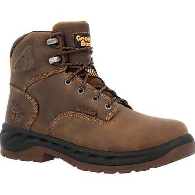 Georgia Men's Boot Ot 6" Waterproof Alloy Toe Work Boot -Brown- GB00522  - Overlook Boots