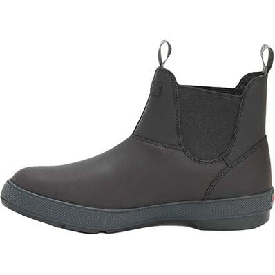 Xtratuf Men's Legacy WP Slip Resist Leather Chelsea Boot -Black- LCM000  - Overlook Boots