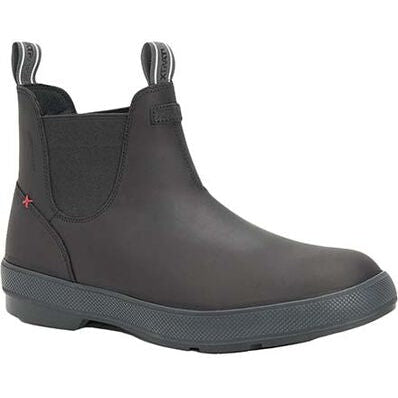 Xtratuf Men's Legacy Waterproof Slip Resistant Leather Chelsea Boot -Black- LCM000 - Overlook Boots