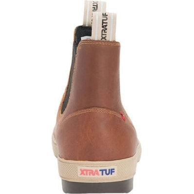Xtratuf Men's Legacy Waterproof Leather Chelsea Boot - Brown - LCM700 - Overlook Boots
