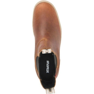 Xtratuf Men's Legacy Waterproof Leather Chelsea Boot - Brown - LCM700 - Overlook Boots
